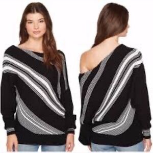 Free People Spectrum Striped Sweater Size Small